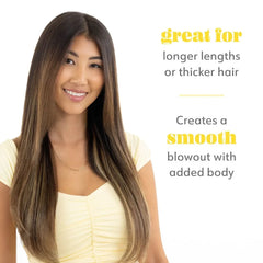 The Smooth Shot Paddle Brush Blow-Dryer